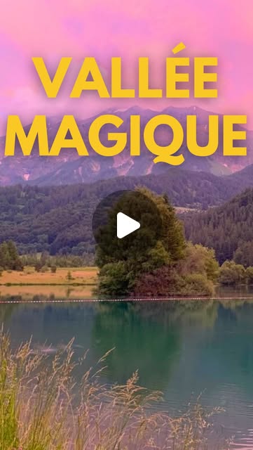 Vallée magique vue du ciel